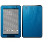 Designfolien@FoliX FX-Carbon-Blue Film décoratif pour Lenovo IdeaPad Tablet A1 Motif Fibre de Carbone Bleu