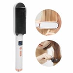 Ionic Quick Heated Beard/Hair Straightener Brush Comb Salon Hair Curling Styling