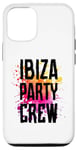 Coque pour iPhone 12/12 Pro Ibiza Party Crew Colorful | Vacation Team