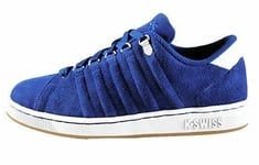 K-swiss Mens Classic Low Trainers Retro Sneakers Suede Blue