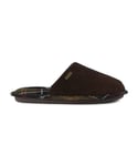 Barbour Mens Foley Slippers - Brown - Size UK 8