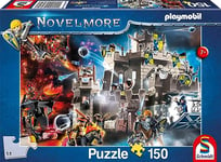 Schmidt Spiele 56482 Playmobil, château de Novelmore, Puzzle pour Enfant 150 pièces, Coloré