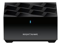 NETGEAR Nighthawk MK63 - Système Wi-Fi (routeur, 2 rallonges) - jusqu'à 4500 pieds carrés - maillage - 1GbE - Wi-Fi 6 - Bi-bande