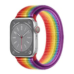 Nylon klokkerem Apple Watch 9 (45mm) - Pride Edition
