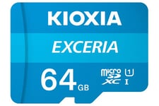 KIOXIA EXCERIA - flash-minneskort - 64 GB - mikroSDXC UHS-I