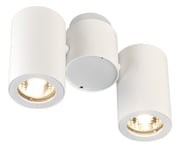 ENOLO B SPOT Double Væg- og loftlampe hvid 2x GU10