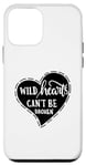 Coque pour iPhone 12 mini Wild Hearts Can't Be Broken Citation inspirante