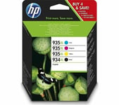 Genuine HP 934XL 935XL 4 Pack  Ink Cartridge Multipack X4E14AE- July 2022