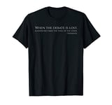 Classical Ancient Greek Philosopher Socrates Anti SJW Quote T-Shirt