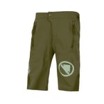 Endura MT500 Burner Junior MTB sykkelshorts olivengrønn - Størrelse 9-10 år