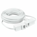 Masterplug 15 Metre Compact Telephone Extension Kit - White 5521704 N