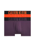 Calvin Klein Men Boxer Short Trunks Stretch Cotton Pack of 2, Multicolor (Carrot, Mysterioso), S