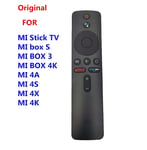 WHITE Télécommande émetteur vocale compatible MI Stick TV, compatible MI box S 3 BOX 4K compatible MI 4A 4s 4X 4K Ultra HD, XMRM-00A, XMRM-010 Nipseyteko