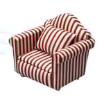 Landstilsfåtölj Mini Soffa Dockhus Miniatyr Soffa och Set Trä Simulering Möbler Flickors Favoritgåva null - 9