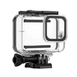 Boîtier étanche pour caméra d'action boîtier de protection de plongée sous-marin transparent 45M Compatible avec les accessoires de caméra de sport GoPro Hero 8