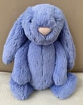 NEW Jellycat Medium Bashful Bluebell Bunny Rabbit Soft Toy Comforter Baby BNWOT