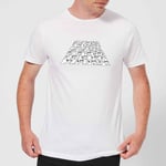 Star Wars: The Rise Of Skywalker Trooper Filled Logo Men's T-Shirt - White - L