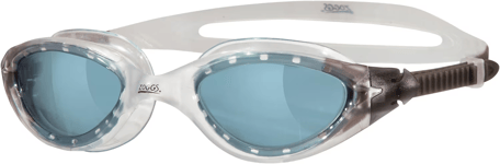 Zoggs Adults Panorama Smoke Tinted Lenses Goggles with UV Protection - Clear