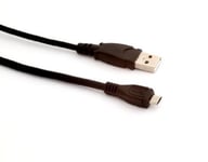 Micro USB for Sony Cybershot DSC-RX100 1.8-meter Data Cable Black USB Cord