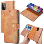 MOONCASE Case for Samsung Galaxy M51, Detachable Dual Use Protective Cover Either Wallet Leather Case or Slim Back Cover for Samsung Galaxy M51 (Brown)