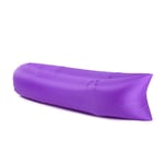 SZSCUTE Air Sofa Lounge, Inflatable Couch Outdoor Portable Fast Inflatable, Waterproof Air Bed Compact Carry Bag for Camping Picnic Swimming Pool Beach Backyard Travelling (purple)