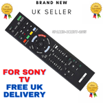 Replacement Remote for RM-ED044 Sony Bravia Television Remote Control HD TV