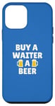 Coque pour iPhone 12 mini Serveur | Achetez une bière à un serveur | Slogan d'appréciation amusant