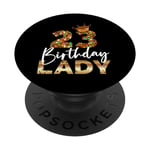 23th birthday lady gift for her twenty third bday woman PopSockets Swappable PopGrip
