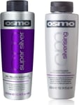 Osmo Super Silver No Yellow Shampoo Silverising Conditioner 300 ml Twin Pack