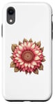 Coque pour iPhone XR Rose Tournesol d'été Fleurs de soleil Floral