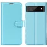 Google Pixel 7 Pro PU Wallet Case Light Blue