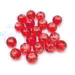 Hobby and Crafting Fun Glaspärlor 8 mm - Fuchsia 20 st