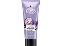 Gliss Kur GLISS_Blonde Hair Perfector 2-in-1 Purple Repair Mask mask for natural, colored or bleached blonde hair 200ml