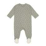 Lässig LÄSSIG Vauvan pyjama, jossa on jalat Speckles vihreä