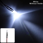 1/20/50 Pcs Emitting Diode 5mm Led Light Pre-wired White 50pcs Without Holder
