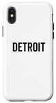 iPhone X/XS Detroit Classic Retro City Hometown Detroiter Michigan Case