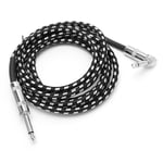 JORINDO 6,35MM Hane Huvud Audio Gitarrkabel Elektrisk Gitarrförstärkare Sladd 1/4 Tum Instrumentkabel 6 M
