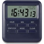 Digital timer med 3 i 1 klocka/väckarklocka funktion, magnetisk