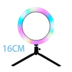 Suudada Colorful Color-Changing Led Lights Fill The Housing Of The Ring Light Photography Stand In Real Time, With A Remote Control For Youtube Photography-United States_16Cm