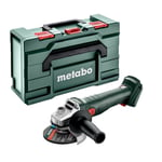 Metabo W18 L 9-115 4.5" Angle Grinder Body Only With metaBOX