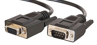 C2G 5M DB9 Male to DB9 Female RS232 Computer Monitor Cable