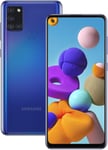 New Samsung Galaxy A21s 64GB Blue 6.5'' 2GB RAM 48MP Dual SimUnlocked Smartphone