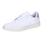 adidas Women's Courtblock Shoes Sneaker, Cloud White/Cloud White/Off White, 5 UK