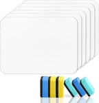 6 PCS Small White Boards 9X12 Inch Double-Sided Dry Erase Lapboard Mini Kid Whit