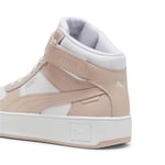 PUMA Female Sneakers mi-hautes Carina Street Femme, White-Rose Quartz, 38.5 EU