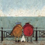 Art Group The Sam Toft Doris Earwigging Canvas Print, Cotton, Multi-Colour, 1.8 x 60 x 60 cm