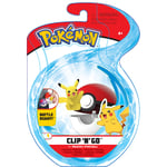 Pokemon Clip N Go Pikachu + Poke Ball