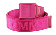 Tommy Hilfiger Girl's Webbing Belt AW0AW13451, Pink (Eccentric Magenta), S-M