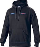 Hoodie Martini Big Stripes Svart