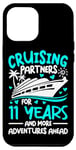 iPhone 14 Plus Married 11 Years Cruising Cruise 11th Wedding Anniversary Case